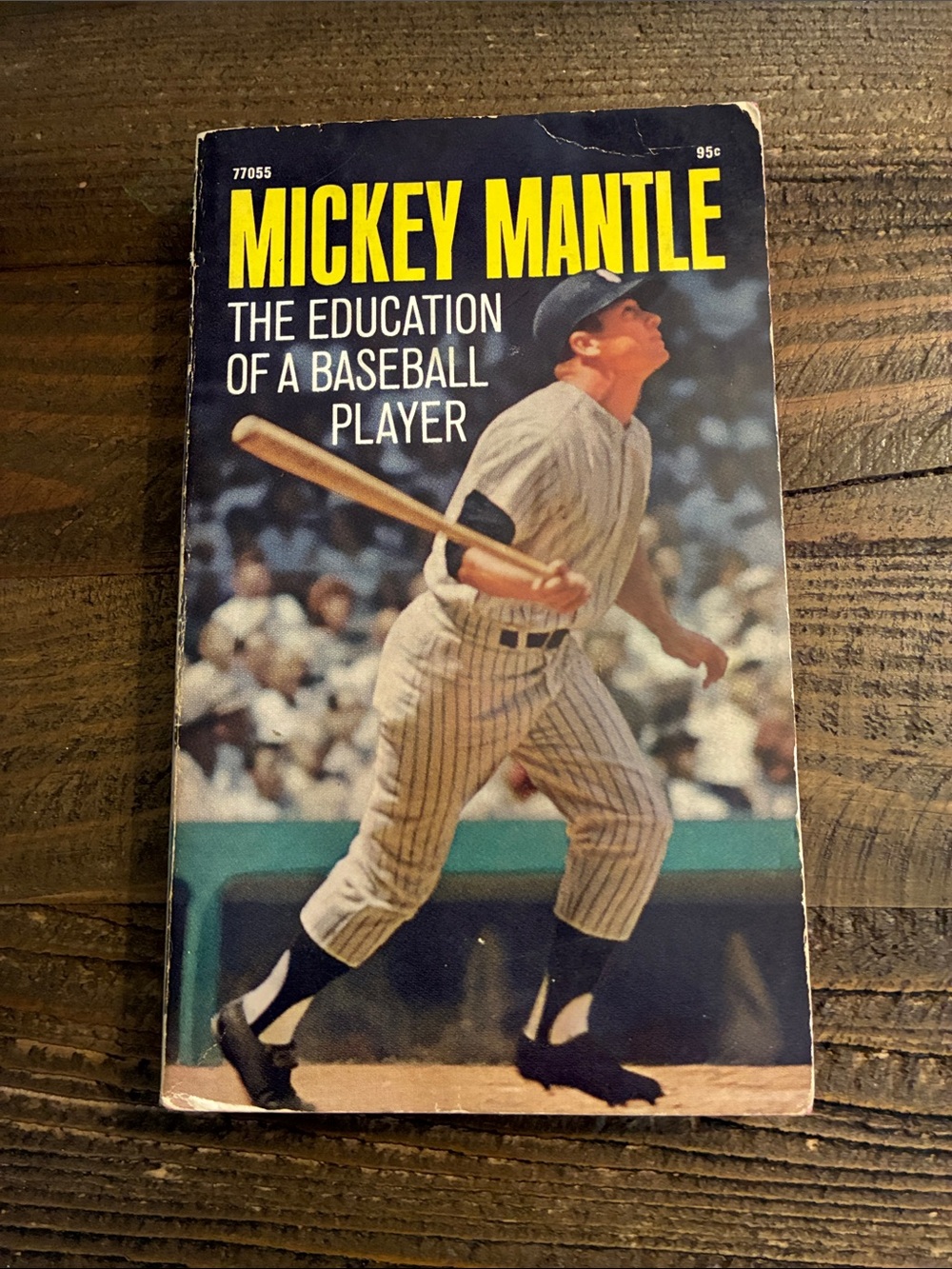 The Education Of A Baseball Player by Mickey Mantle (1969) vintage paperback